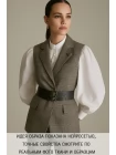 Костюмный лён с шерстью в клетку RALPH LAUREN Гленчек Черно-серый KZ H16/2 B00  15022529