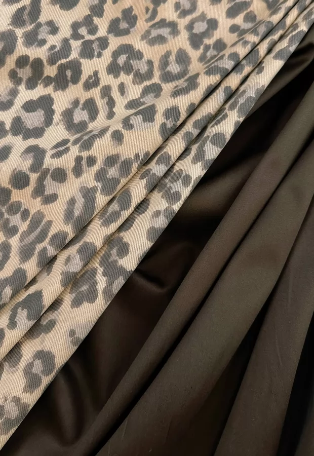 Любуемся хлопковой джинсой со стильным принтом 🐆 - Ткани FF
