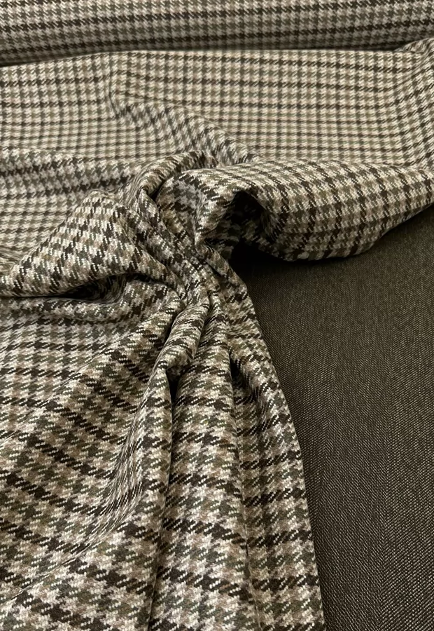 Шикарное сочетание шерсти Virgin wool в зелёных оттенках 💚 - Ткани FF Москва