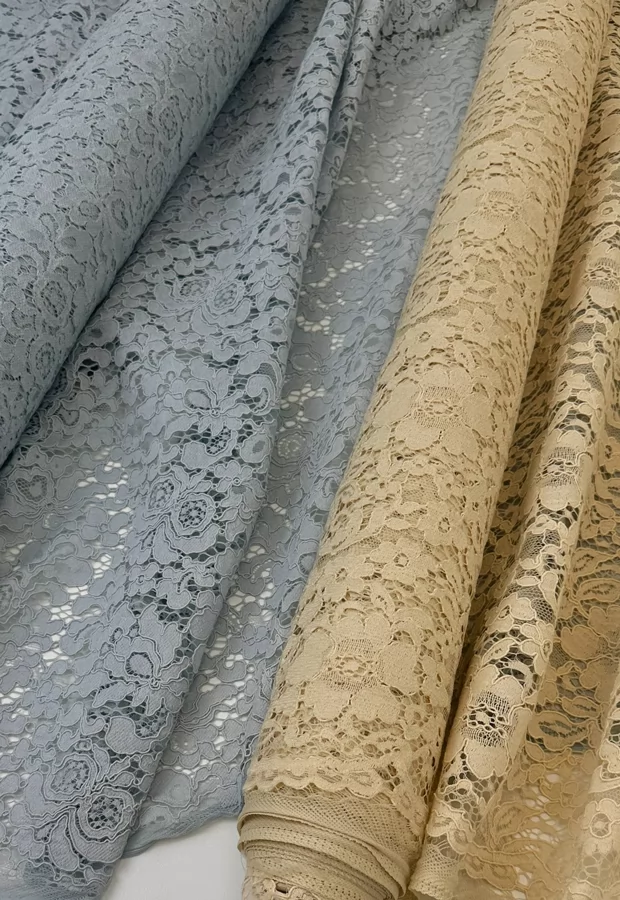 Шикарное кружево: хлопковое, фактурное, с цветочным мотивом 💫  - Ткани FF Москва