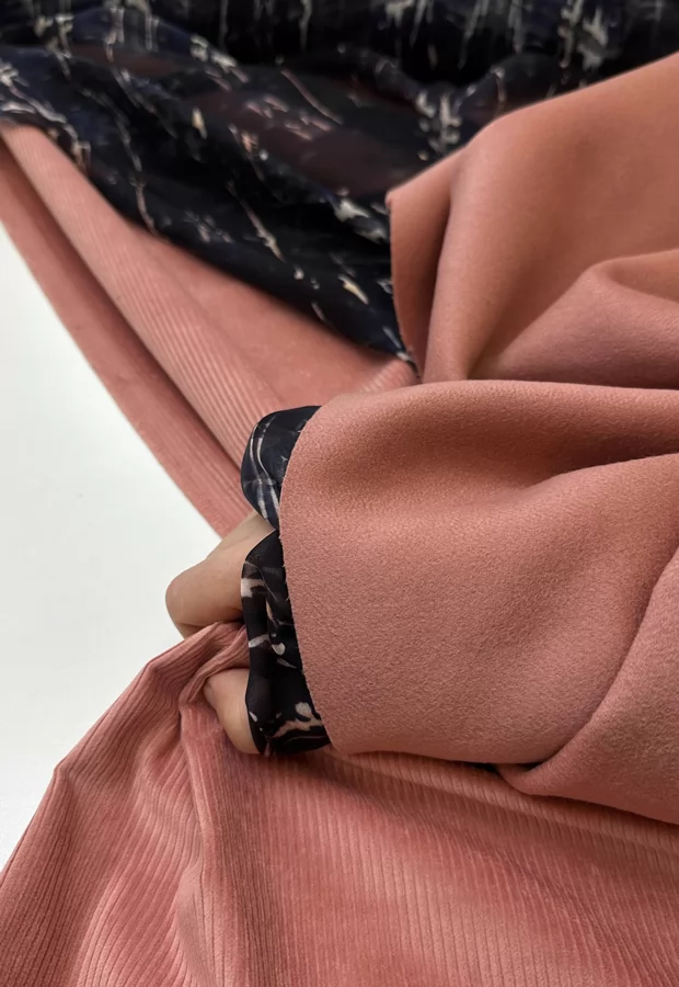 Нежное сочетание: пальтовый кашемир, шёлковый батист и костюмный вельвет ⭐️ - Ткани FF