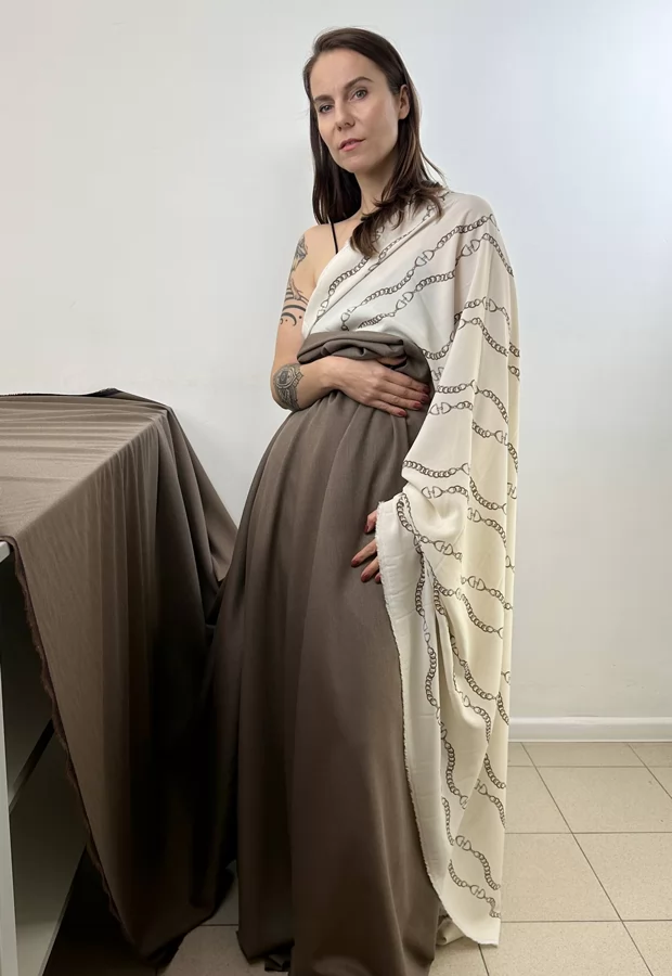 Прекрасная вискоза от MAX MARA: дополняем костюмной шерстью 😍 - Ткани FF