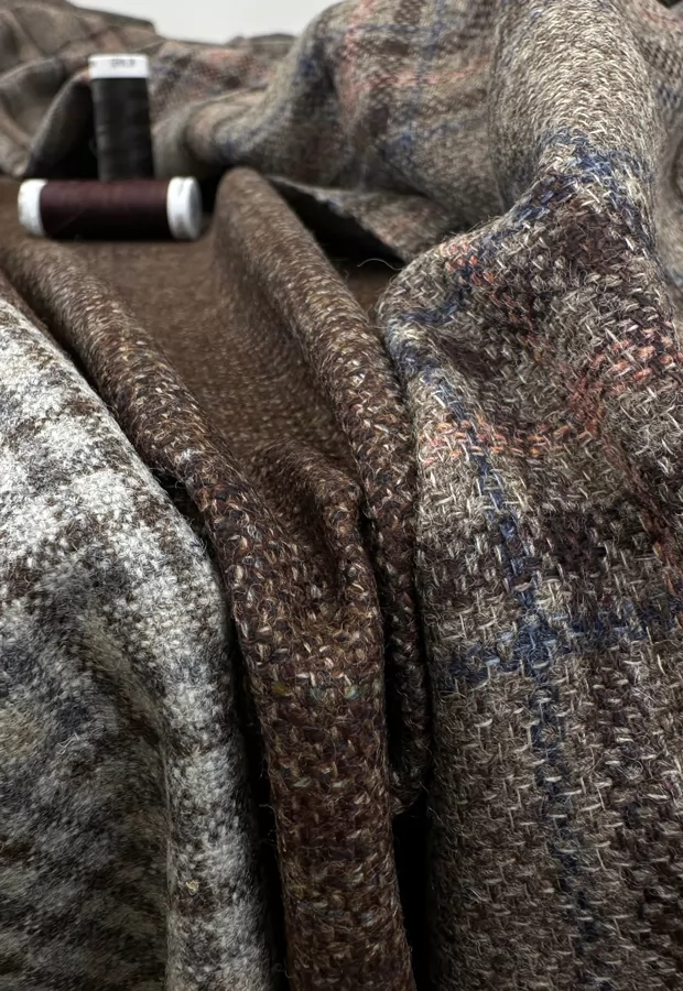 Шикарные, тёплые твиды из шерсти с кашемиром от CERRUTI 🌟 - Ткани FF