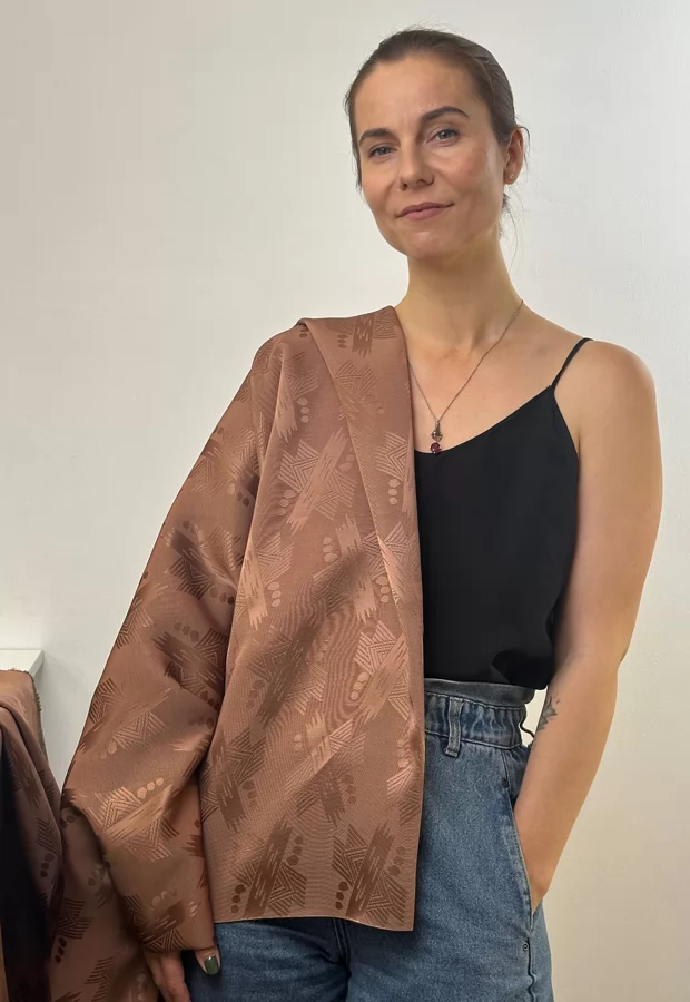 Вискоза с жаккардовым узором от GUCCI по сниженной цене 🔥 - Ткани FF