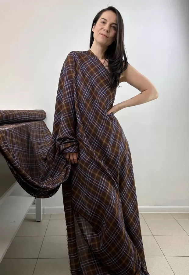 Хлопок в клетку: для расслабленных образов 😍 - Ткани FF