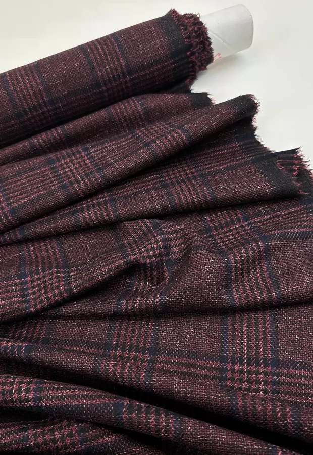 Шерсть, шёлк, лён: все самое лучшее сплелось в составе этого твида CERRUTI 💗 - Ткани FF Москва
