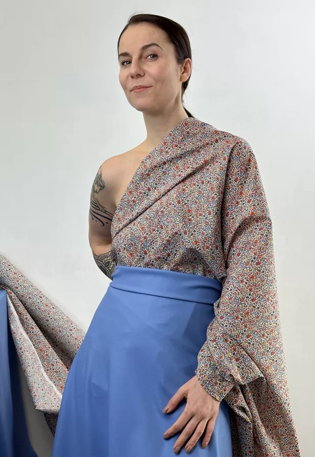 Образ с рубашечным хлопком от LIBERTY 💙 - Ткани FF