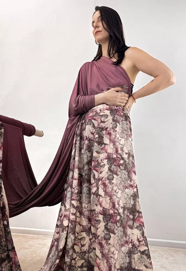 Шикарная фактурная шерсть от LORO PIANA в сочетании с трикотажем Brunello Cucinelli ✨ - Ткани FF