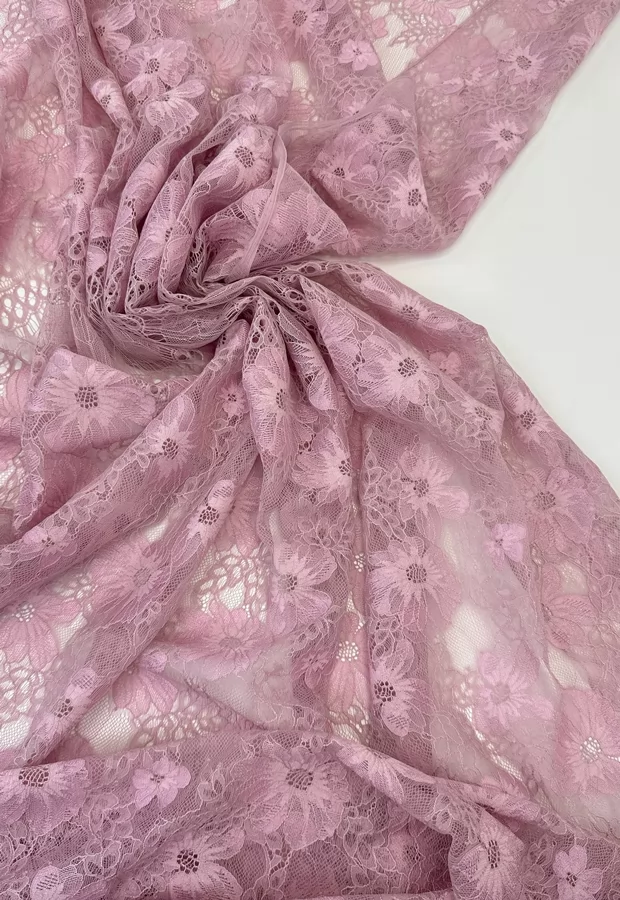 Мягкий гипюр с ресничками по краям: для ваших женственных образов 🌸 - Ткани FF