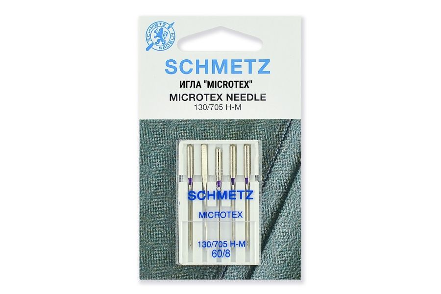 Швейные иглы микротекс (особо острые) SK SCHMETZ 130/705 Н-M №60 15041906