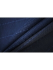 Джинса костюмная в полоску темно-синяя FRM-V60 03072023