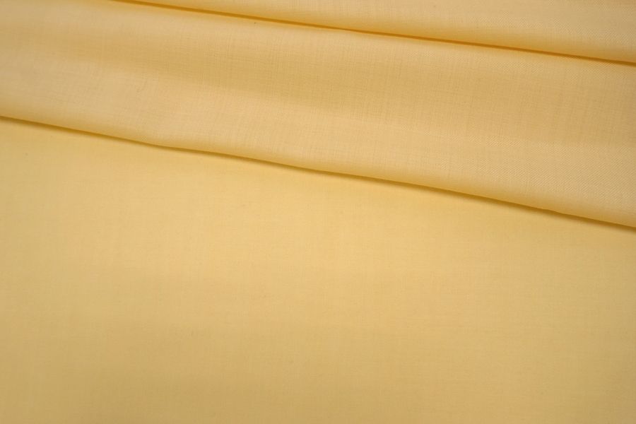 Плательная шерсть узкая приглушенно-желтая FRM-j3 10082010