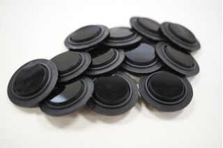 Пуговица костюмно-пальтовая пластик черная 25 мм PRT-(S1)- 11082006