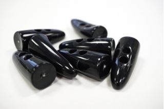 Пуговица  пальтовая пластик черная 42 мм PRT-(S1)- 11082008