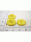 Пуговица костюмно-плательная пластик лимонная 17 мм PRT-(C1)- 11082025
