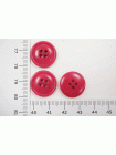 Пуговица костюмно-плательная пластик розово-малиновая 17 мм PRT-(L1)- 08082093