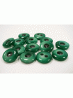 Пуговица  костюмная пластик ярко-зеленая 22 мм PRT-(C1)-  24082012