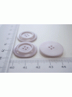 Пуговица костюмная пластик розовато-белая 22 мм PRT-( J1)- 24082023