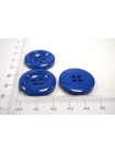 Пуговица пальтовая пластик синяя 25 мм PRT-(G1)- 24082017