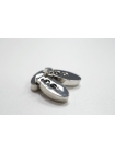 Фиксатор для шнурка металл серебряный PRT-(Y2) 07112006