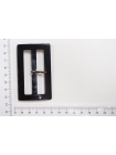 Пряжка пластик черная под рог 75х45 мм (T2) 21122023