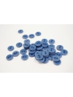 Пуговица плательно-рубашечная пластик синий 9 мм PRT-(D1)- 26082026