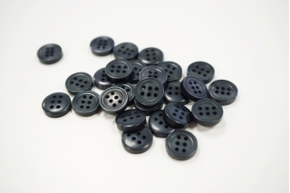 Пуговица плательно-рубашечная пластик черно-синий перламутр 12 мм PRT-(P1)- 26082029