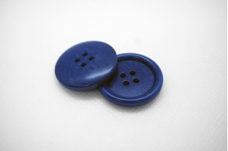 Пуговица пластик синяя 25 мм PRT (i1) 04032002