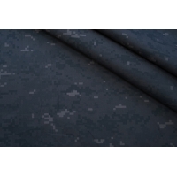 Поплин рубашечный пиксельный камуфляж синевато-серый PRT-A60 10062056