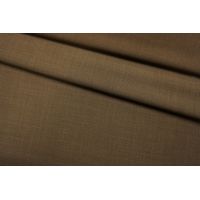 Тонкая костюмно-плательная шерсть коричневая TXH-CC30 11012180