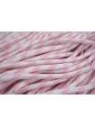 Шнурок белый с розовыми полосками 82 см PRT-B04 22062106