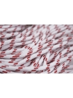 Шнурок Simonetta белый с красными полосками 96 см PRT-B03 22062112