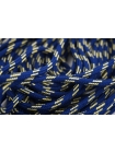 Шнурок синий с желтыми полосками 86 см PRT-B01 22062117