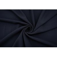 Костюмно-плательная шерсть-стрейч темно-синяя TXH 19072162