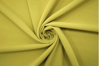 Костюмный креп би-стрейч светлый желтый лайм Monnalisa TRC-L30 26102135