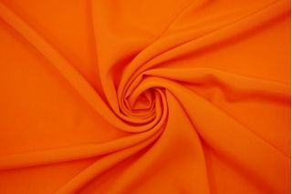 Крепдешин синтетический оранжевый TRC-FF30 27102122