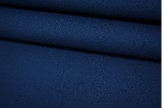 Плотный костюмный креп синий TRC.H-FF70 28102113