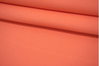 Плотный костюмный креп насыщенный персиково-коралловый TRC.H H27/4/HH00 28102114