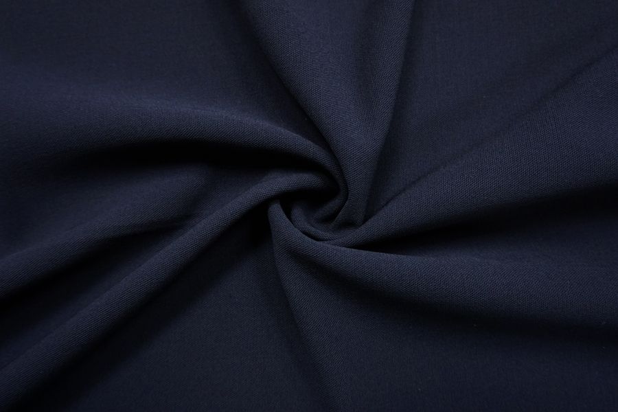 Шерсть костюмная би-стрейч темно-синяя TXH-D6 11012172