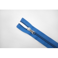 Молния декоративная спиральная разъёмная сине-голубая 33 см Lampo H4 7112104