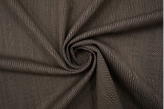 Тонкая костюмно-плательная шерсть с шелком коричневая BRS H61/BB40 8102116