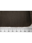 Тонкая костюмно-плательная шерсть с шелком коричневая BRS H61/DD40 8102116