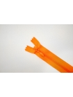 Молния спиральная брючная неразъёмная оранжевая 10 см-G3 14102103
