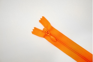 Молния спиральная брючная неразъёмная оранжевая 13 см G3 14102104