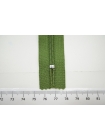Молния брючная спиральная неразъёмная травянисто-зеленая YKK 10 см G25 14102189