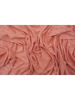Трикотаж льняной с хлопком розово-коралловый меланж NST-H46/4 U50 07062103