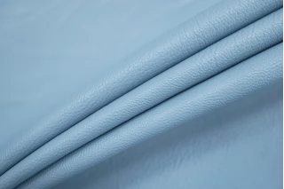 ОТРЕЗ 2 М Экокожа тонкая на вискозе голубая NST (35) 08062116-3