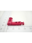 Фиксатор для шнурка пластик глянцевый темно-розовый (W2) 10072112