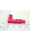 Фиксатор для шнурка пластик глянцевый розовый (W2) 10072113