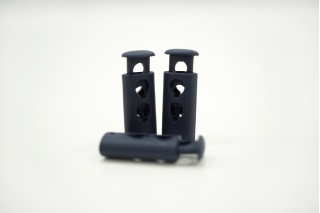 Фиксатор для шнурка пластик матовый темно-синий (X2) 10072115